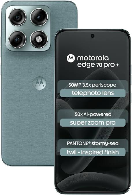 Motorola Edge 70 Pro Plus 5G 12GB RAM 256GB Storage, PANTONE Stormy Sea