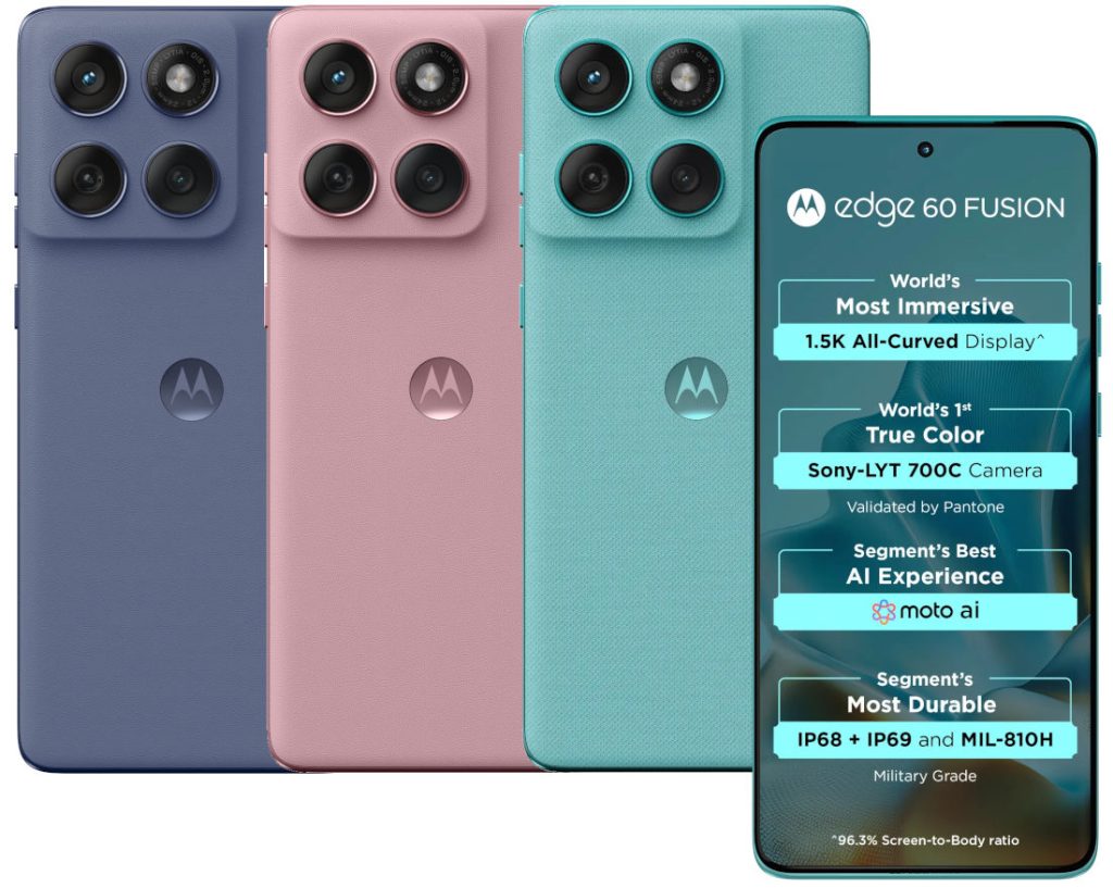 Motorola Edge 60 Fusion 5G 12GB RAM 256GB Storage