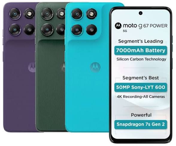 Motorola G67 Power 5G 12GB RAM 256GB Storage
