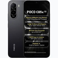 POCO C85X(4/64) BLACK BRAND NEW CONDITION !!!!!